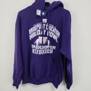 Washington Huskies 2010 Holiday Bowl Pullover Hoodie Sweater Mens Size M